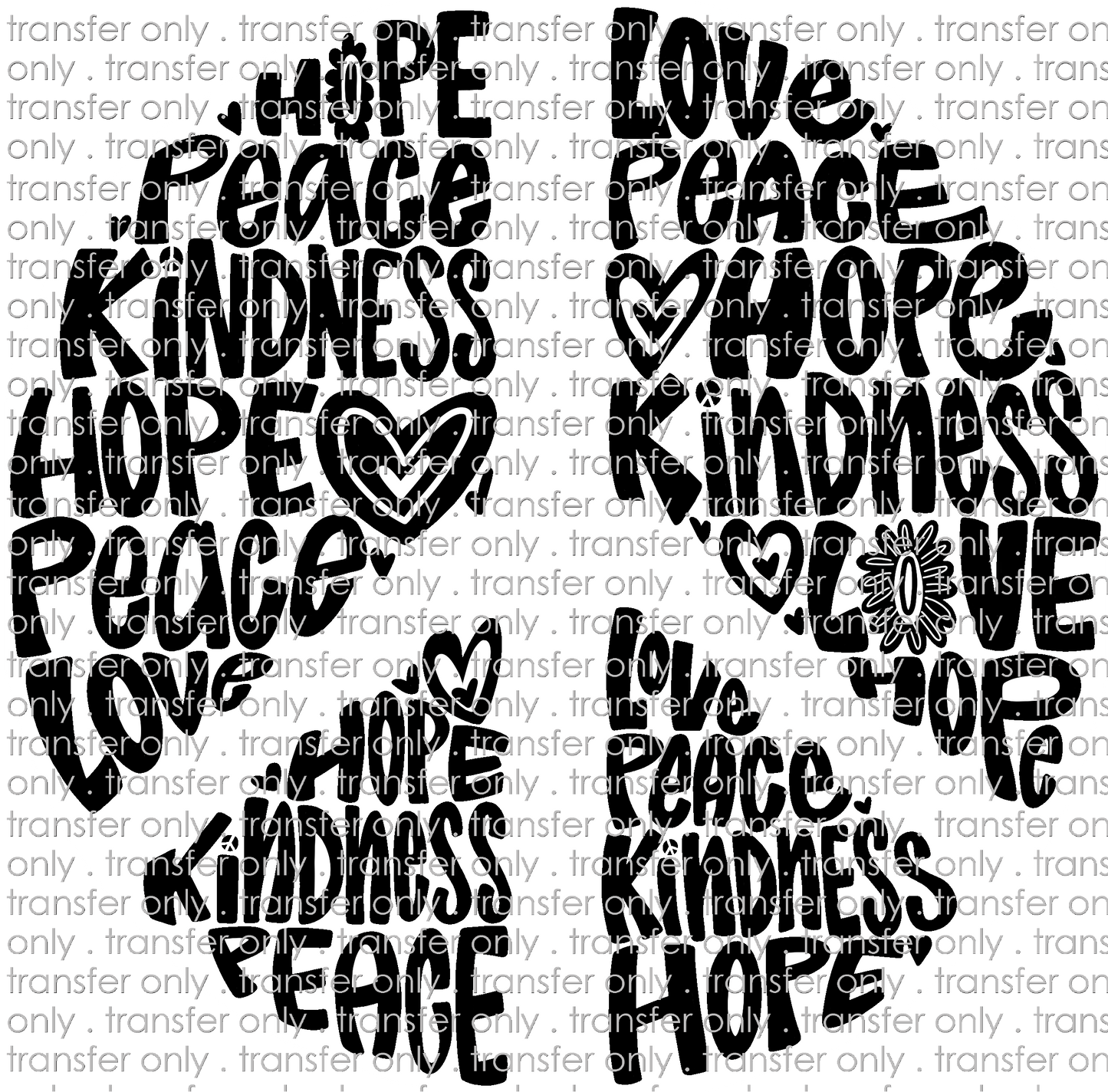 KIND 157 Peace Kindness Words