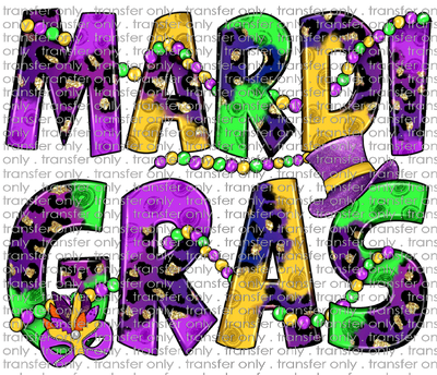 MG 54 Mardi Gras Themed Words