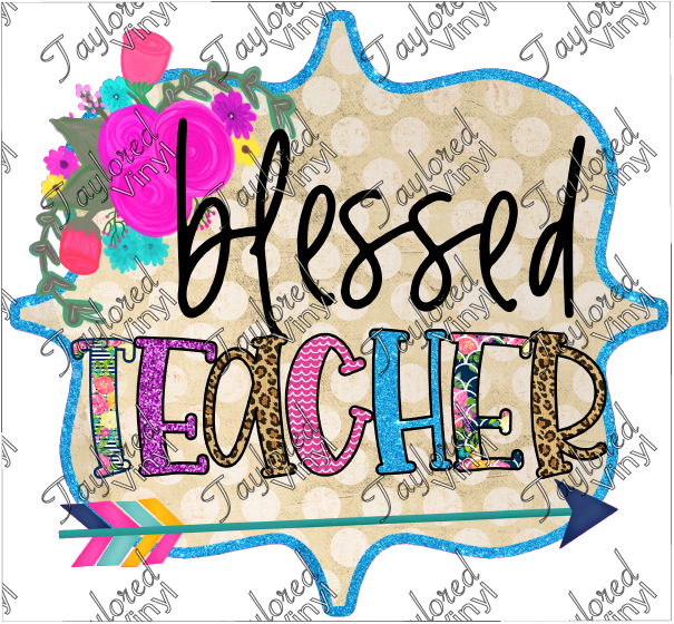 SCH 123 Blessed Teacher Arrow