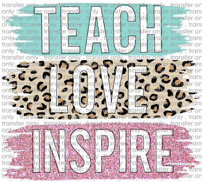 SCH 461 Teach Love Inspire Brush Stroke