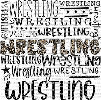 SPT 279 Wrestling Word Art