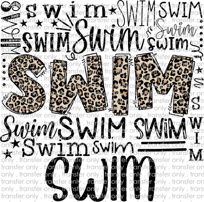 SPT 282 Swim Word Art