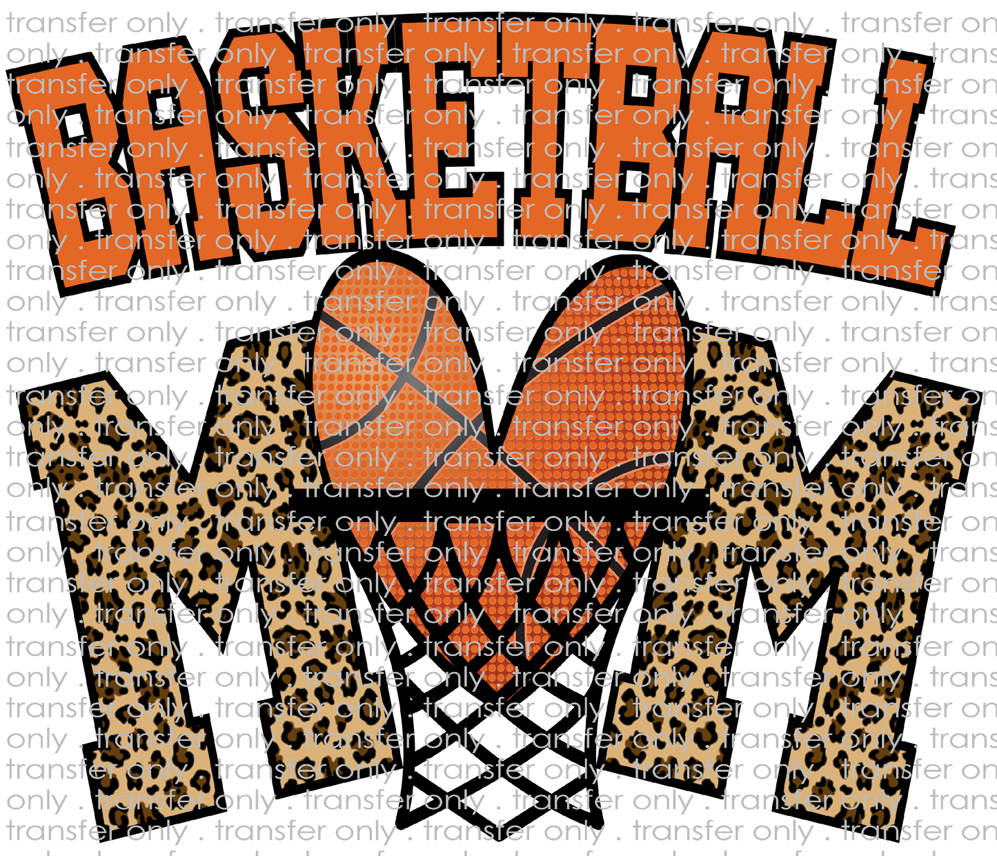 SPT 295 Basketball Mom Brown Leopard