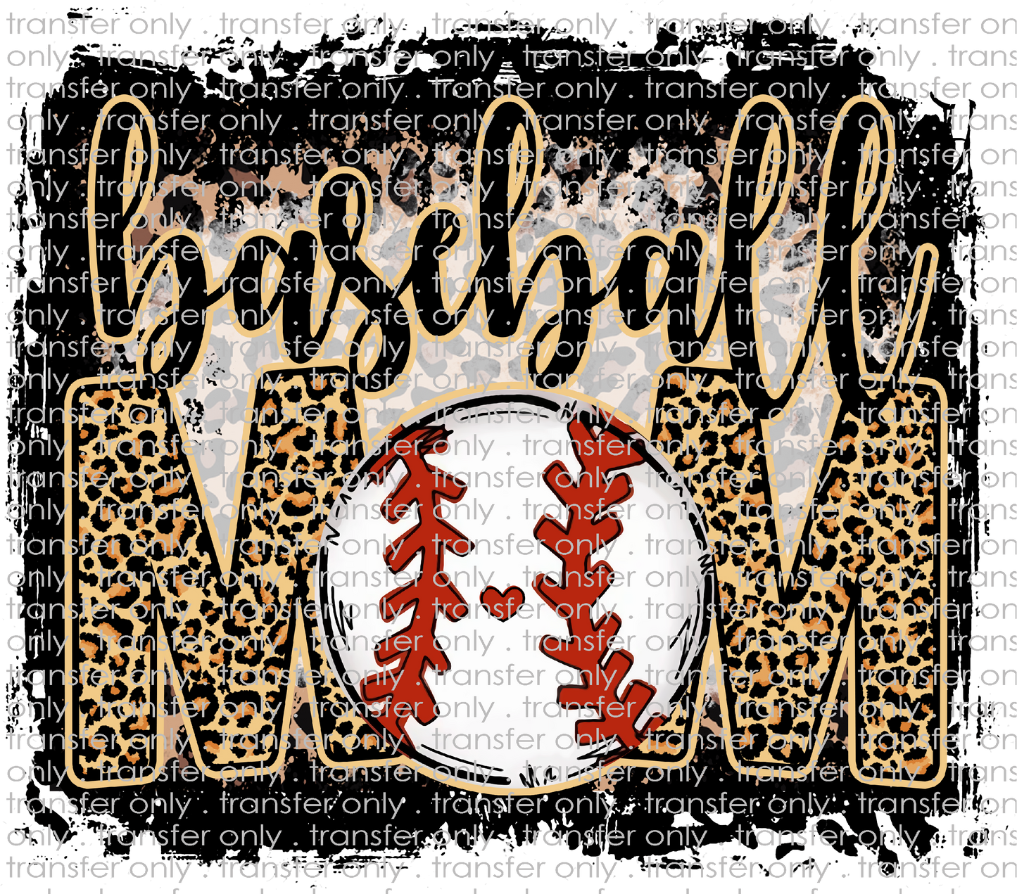 SPT 299 Baseball Mom Leopard with Background