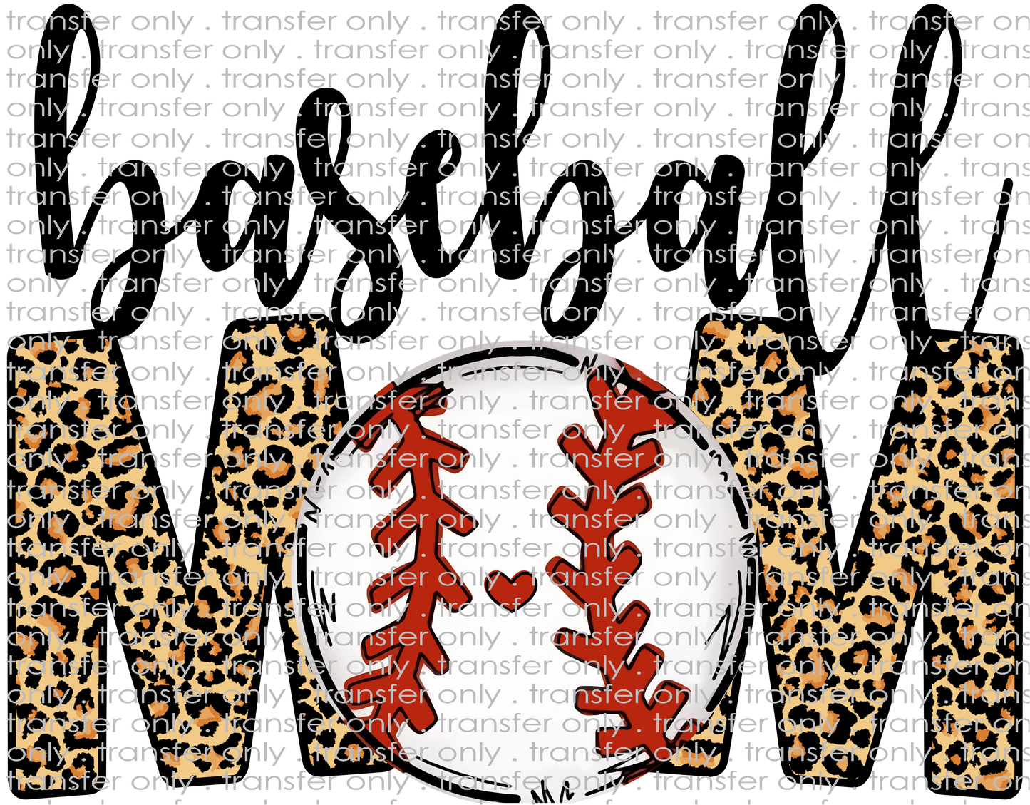 SPT 301 Baseball Leopard Mom