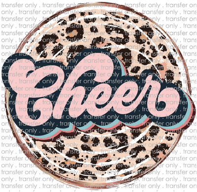 SPT 335 Cheer Pink Leopard Circle