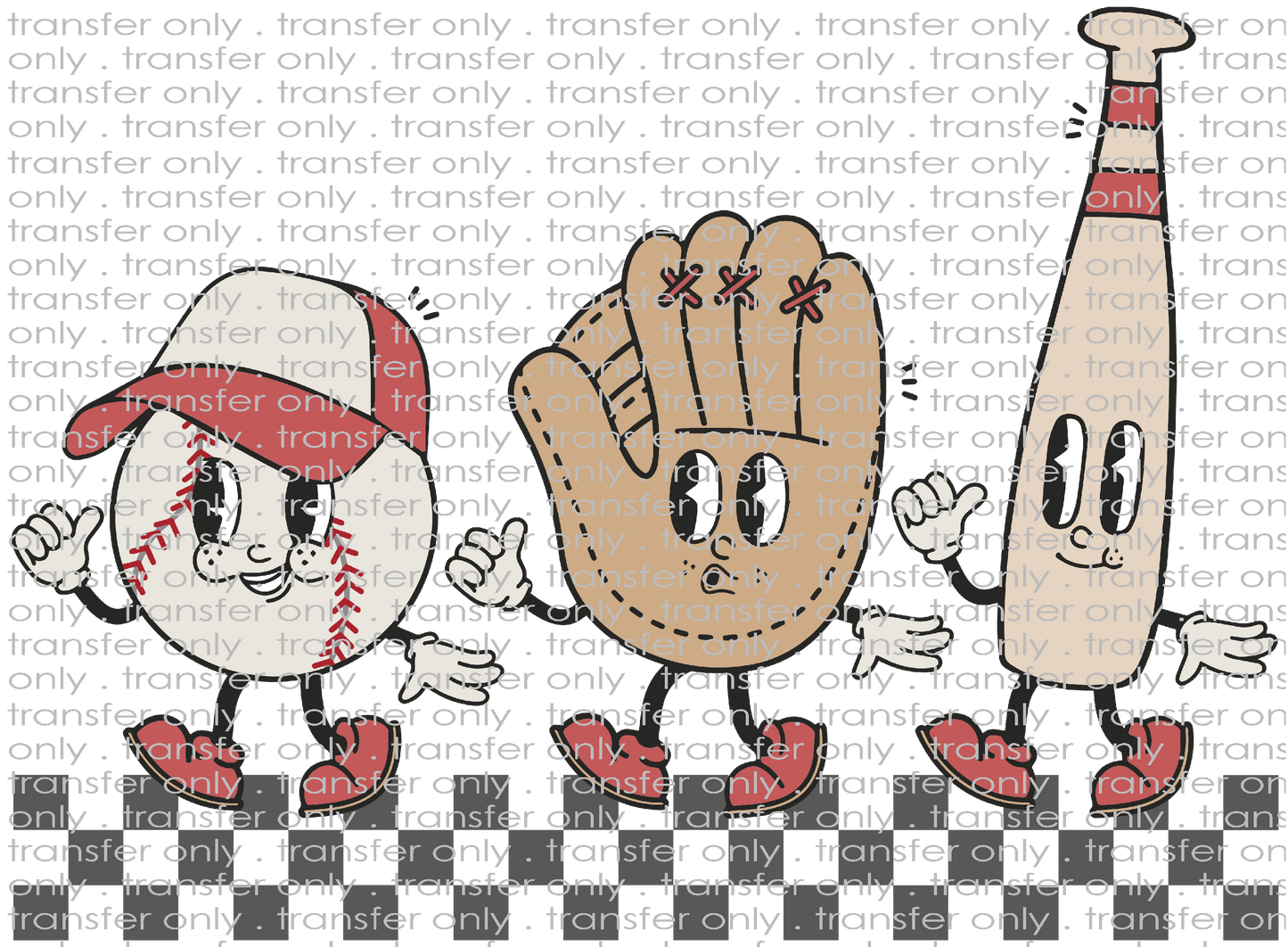 SPT 397 Baseball Characters Retro