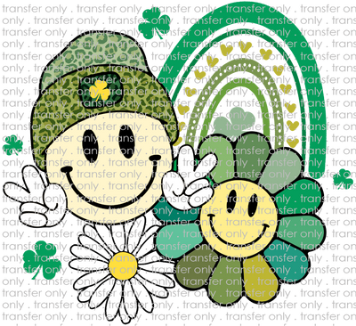 STP 108 St Patrick Retro Smiley with Hat