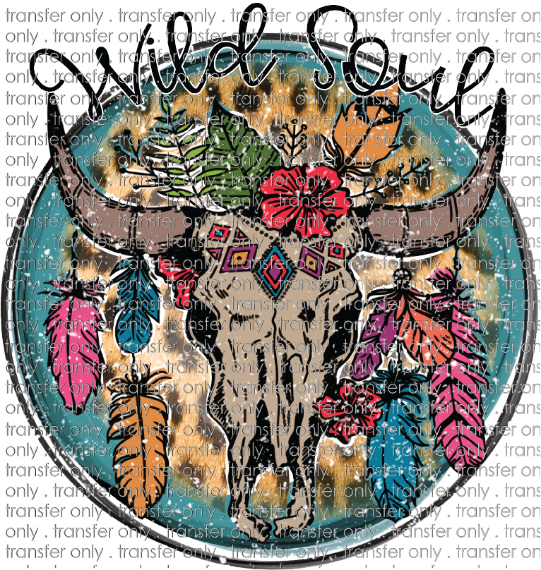 SW 68 Holler Wild Soul Cow Skull