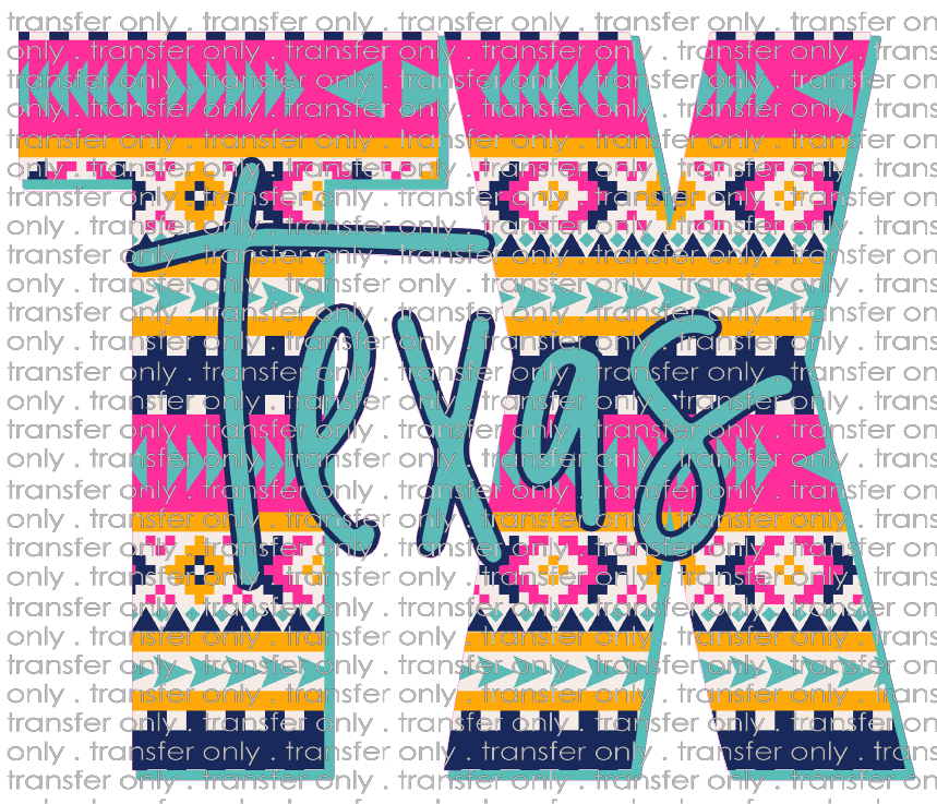 TX 73 Teaxs Letters Aztec