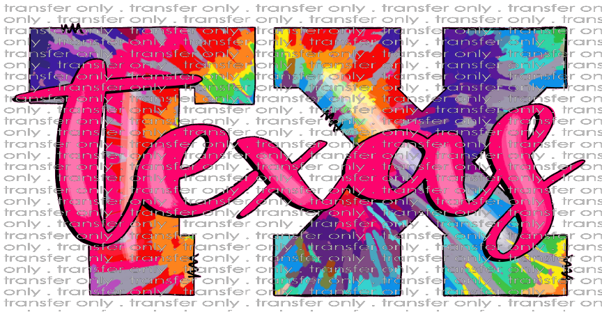 TX 76 Texas TX Tiedye