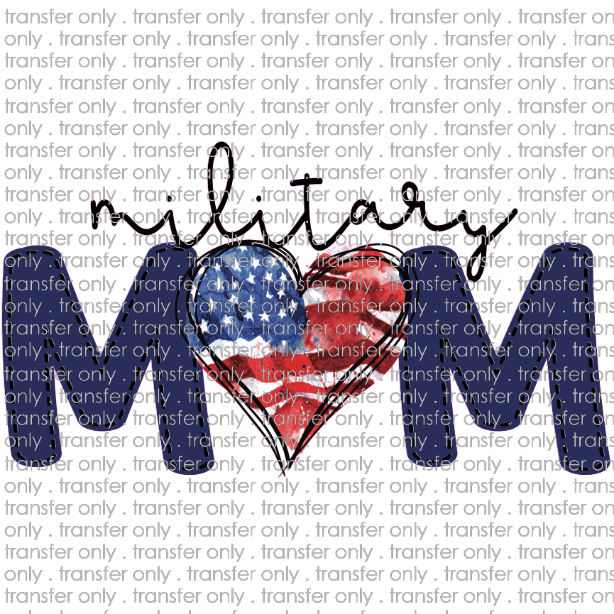 USA 70 military mom navy letters