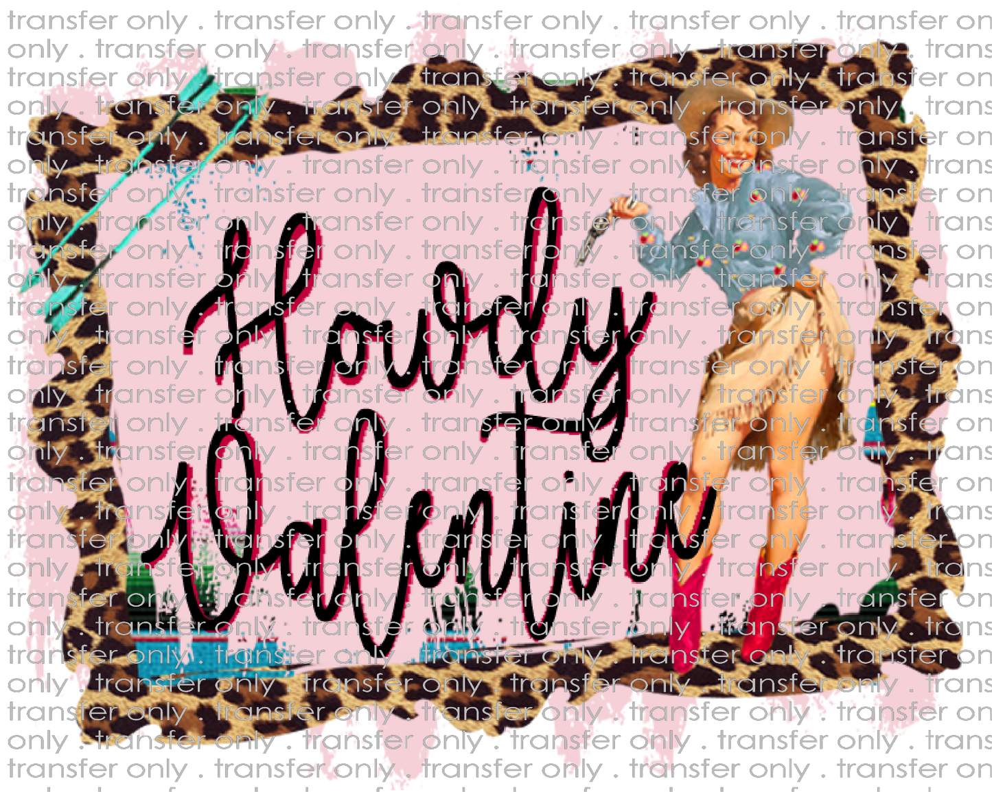 VAL 15 Howdy Valentine Leopard