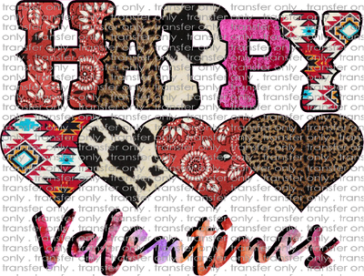 VAL 237 Happy Valentines Heart Patterns