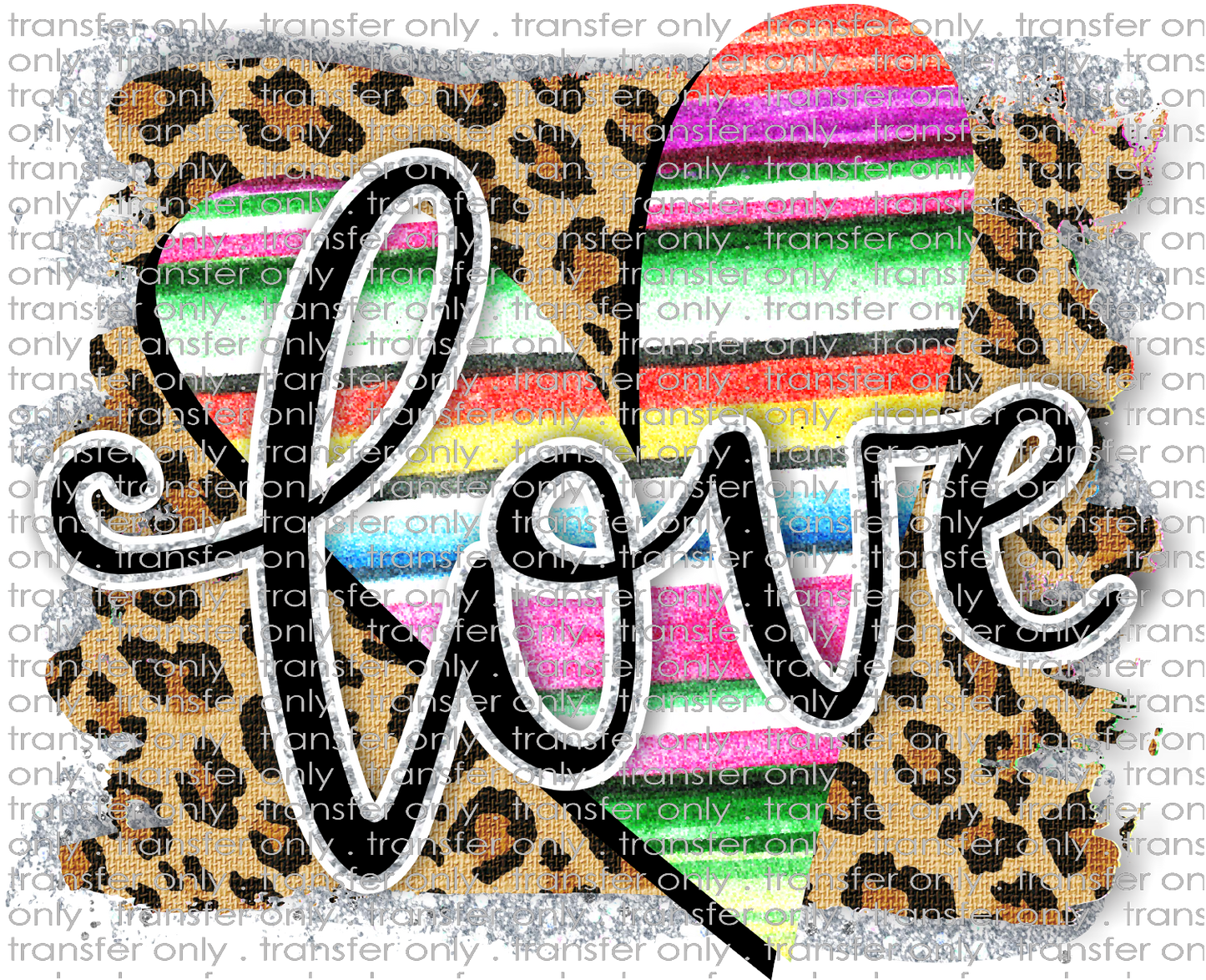 VAL 5 Love Leopard Serape