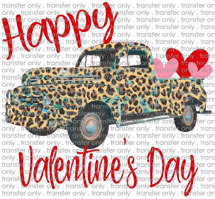 VAL 68 Leopard Truck Valentines Day