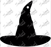 Witch Hat Acrylic Blank Key Chain