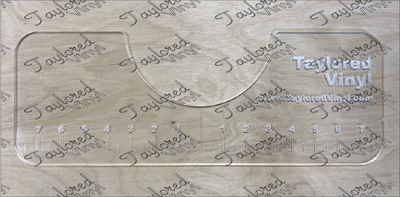 Acrylic T-shirt Alignment Tool