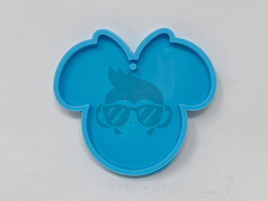 Girl Mouse Keychain Silicone Mold